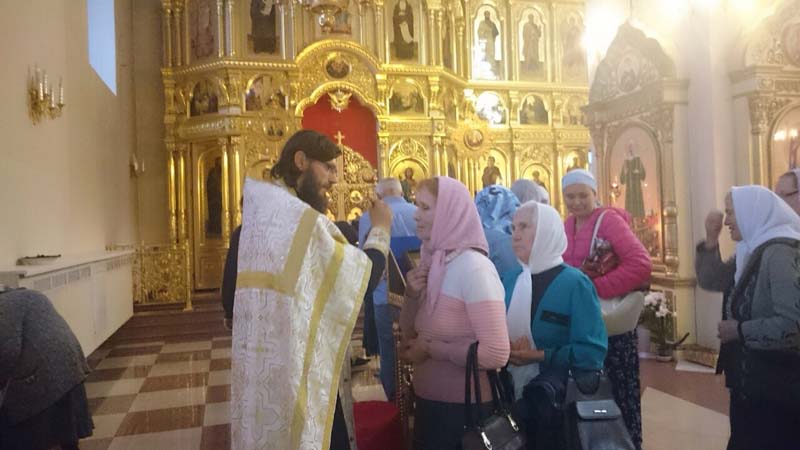 Вечернее Богослужение в честь праздника Преображения Господня в храме Казанской иконы Божией Матери